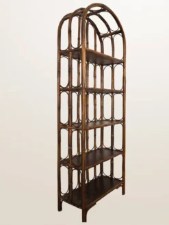 Étagère en rotin cintré — 173 cm