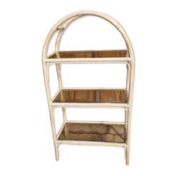 Étagère en rotin vintage Hauteur