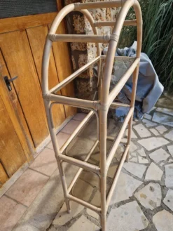 Étagère en rotin vintage Hauteur