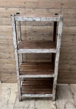 étagère en teck birman