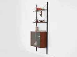 Étagère en teck, Danemark années 1960
