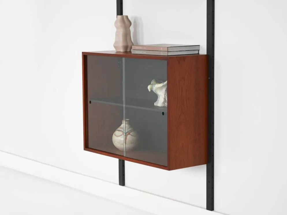 Étagère en teck, Danemark années 1960