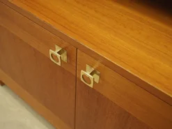 Étagère en teck danois avec bar, années 1970