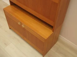 Étagère en teck danois avec bar, années 1970