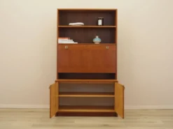 Étagère en teck danois avec bar, années 1970