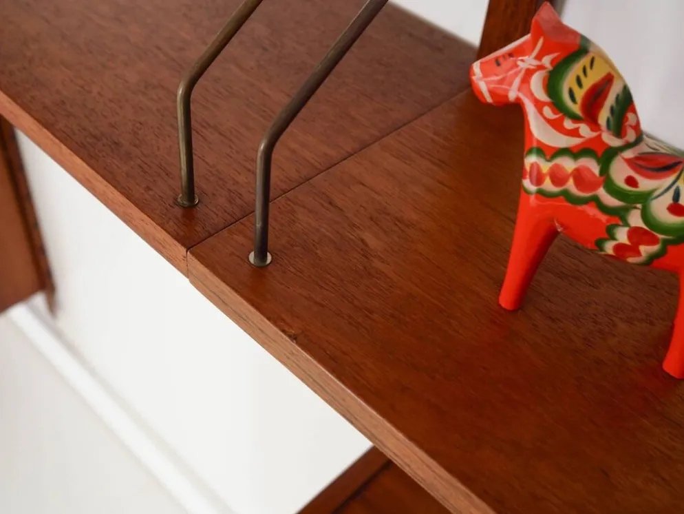 Étagère en teck, design danois, années 1960, production : Danemark
