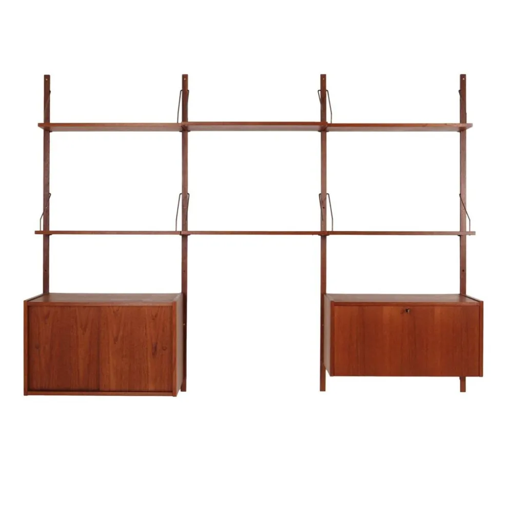 Étagère en teck, design danois, années 1960, production : Danemark