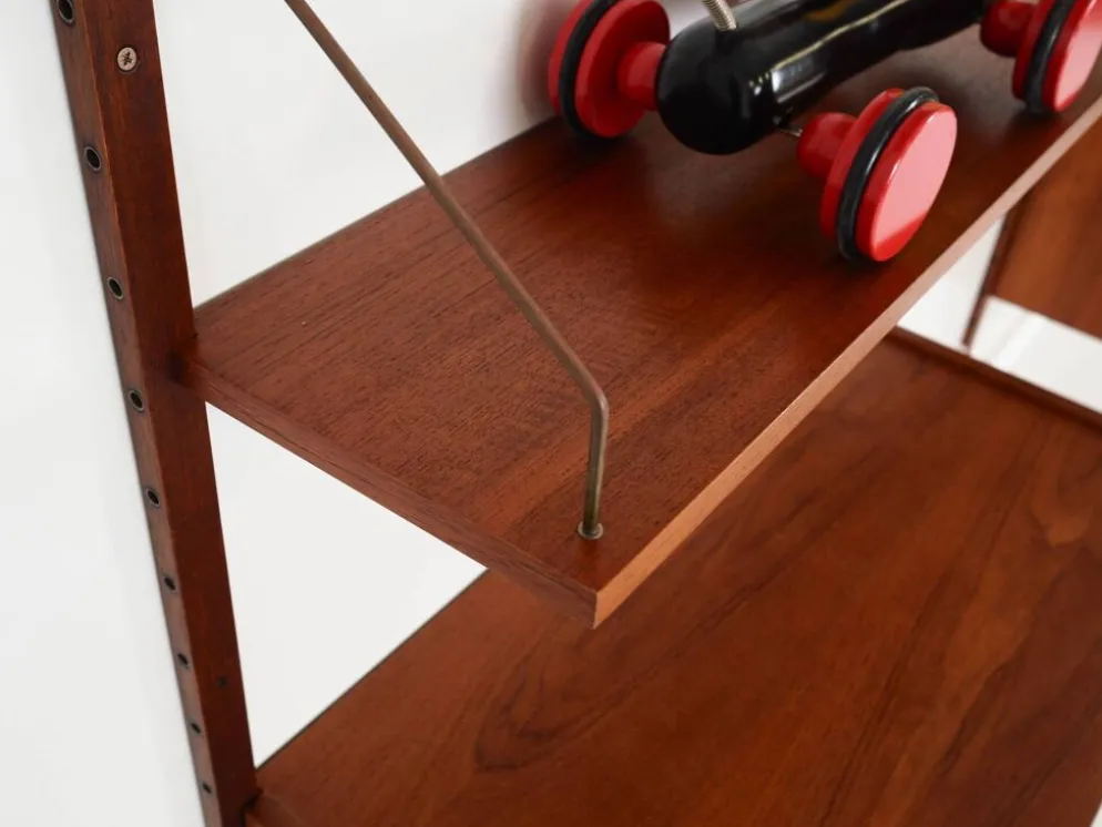Étagère en teck, design danois, années 1960, production : Danemark