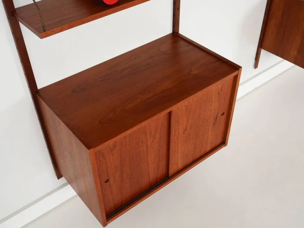 Étagère en teck, design danois, années 1960, production : Danemark