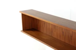Étagère en teck design danois moderne du milieu du siècle