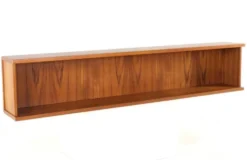 Étagère en teck design danois moderne du milieu du siècle