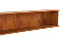 Étagère en teck design danois moderne du milieu du siècle