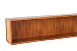 Étagère en teck design danois moderne du milieu du siècle