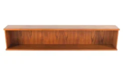 Étagère en teck design danois moderne du milieu du siècle