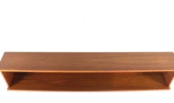 Étagère en teck design danois moderne du milieu du siècle