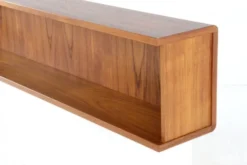 Étagère en teck design danois moderne du milieu du siècle