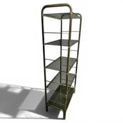 Étagère italienne style Hollywood Regency - Circa 1970