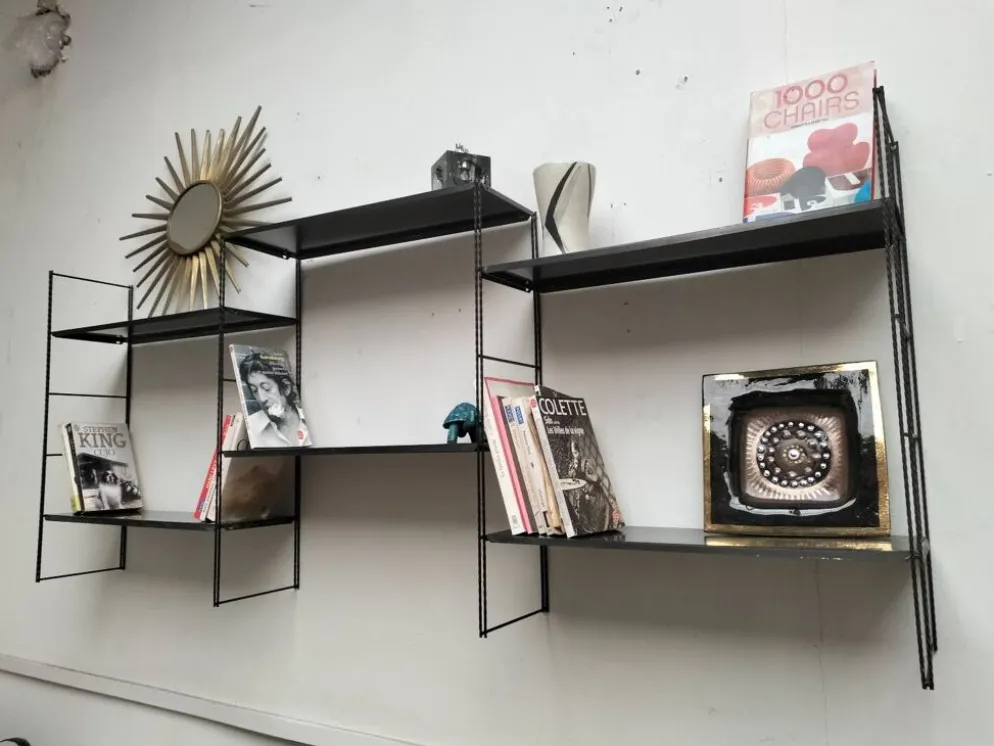 Étagère modulable en metal
