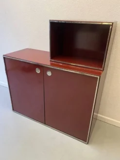 étagère modulable vintage attribuée à Willy Rizzo Mario Sabot Italie 1970s