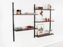 Étagère modulaire, design danois, années 1960, designer : Poul Cadovius
