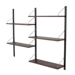 Étagère modulaire, design danois, années 1960, designer : Poul Cadovius