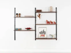 Étagère modulaire, design danois, années 1960, designer : Poul Cadovius