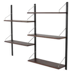 Étagère modulaire, design danois, années 1960, designer : Poul Cadovius