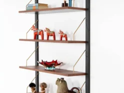 Étagère modulaire en chêne, design danois, années 1960, fabriquée au Danemark