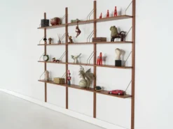 Étagère modulaire en teck, design danois, années 1970, fabriquée au Danemark