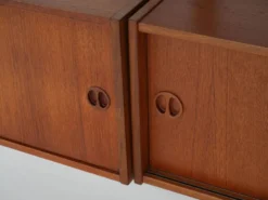 Étagère modulaire en teck, design danois, années 1960, fabriquée au Danemark