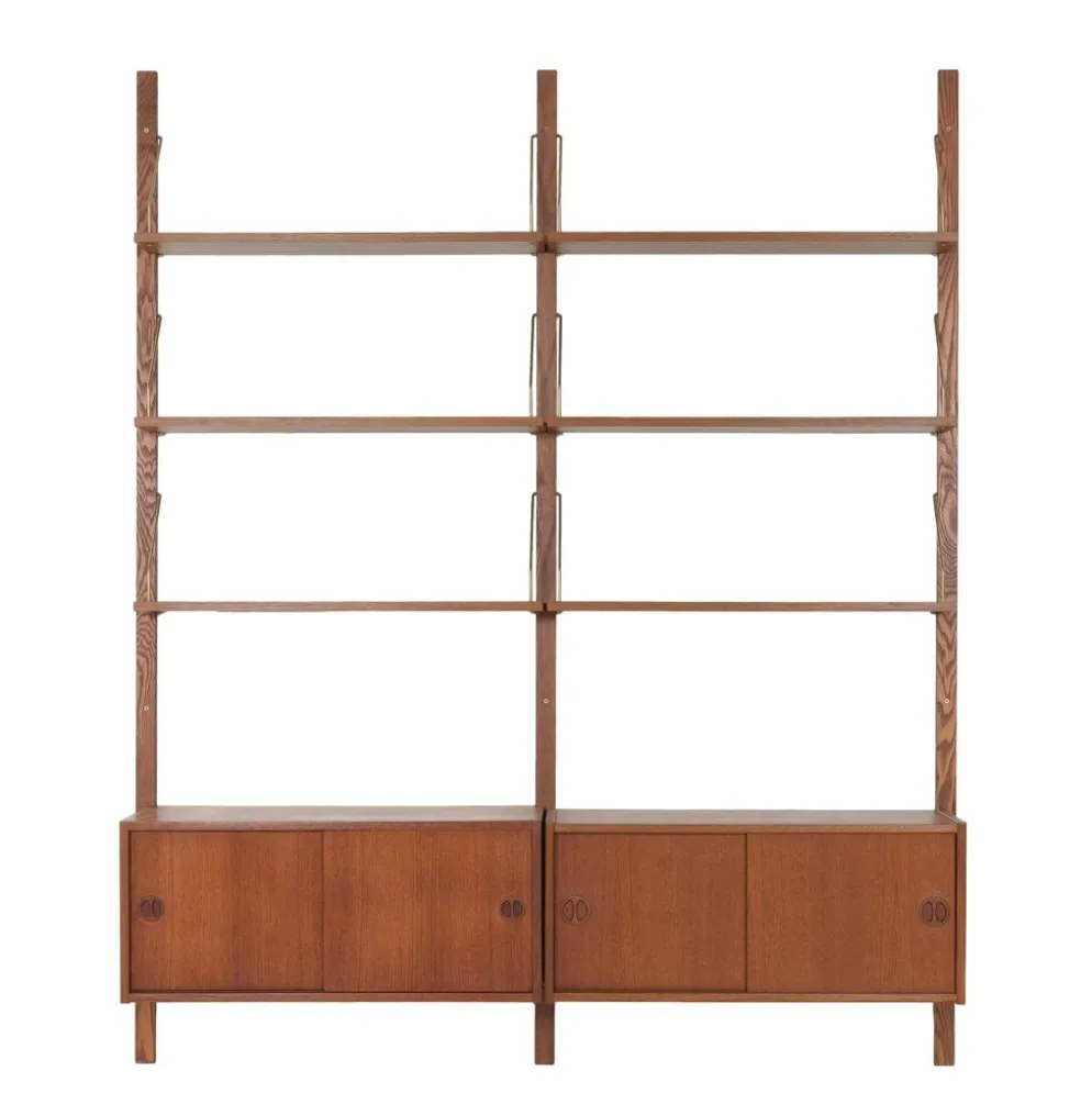 Étagère modulaire en teck, design danois, années 1960, fabriquée au Danemark
