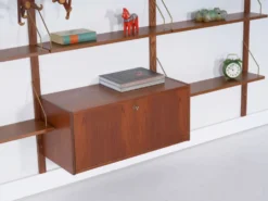 Étagère modulaire en teck, design danois, années 1970, fabriquée au Danemark