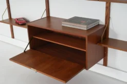 Étagère modulaire en teck, design danois, années 1970, fabriquée au Danemark