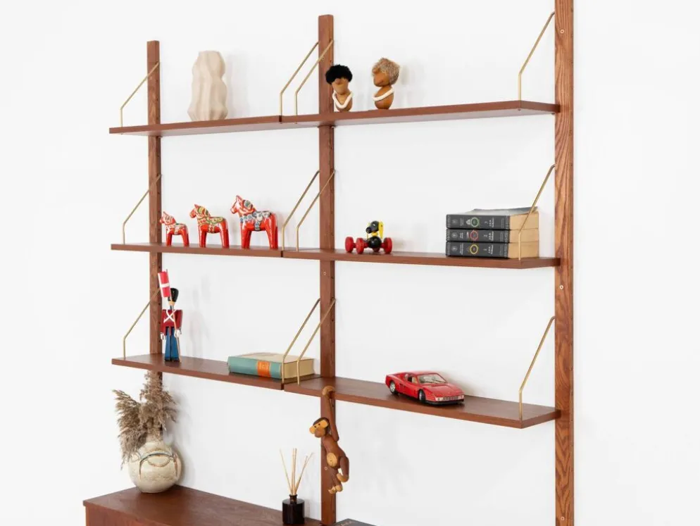 Étagère modulaire en teck, design danois, années 1960, fabriquée au Danemark