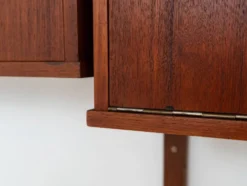 Étagère modulaire en teck, design danois, années 1960, fabriquée au Danemark