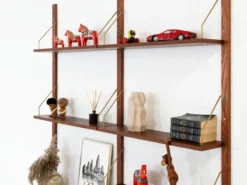 Étagère modulaire en teck, design danois, années 1960, fabriquée au Danemark