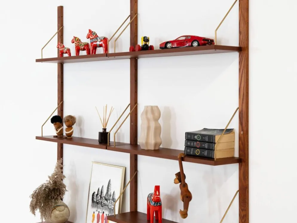 Étagère modulaire en teck, design danois, années 1960, fabriquée au Danemark