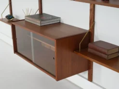 Étagère modulaire en teck, design danois, années 1960, fabriquée au Danemark