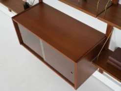 Étagère modulaire en teck, design danois, années 1960, fabriquée au Danemark