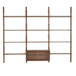 Étagère modulaire en teck, design danois, années 1960, fabriquée au Danemark