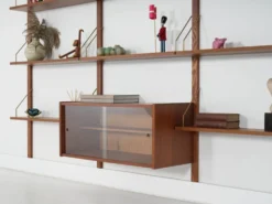 Étagère modulaire en teck, design danois, années 1960, fabriquée au Danemark
