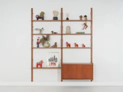Étagère modulaire en teck, design danois, années 1960, fabriquée au Danemark