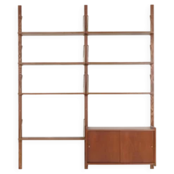 Étagère modulaire en teck, design danois, années 1960, fabriquée au Danemark