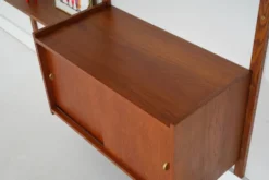 Étagère modulaire en teck, design danois, années 1960, fabriquée au Danemark