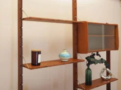 Étagère modulaire en teck par Blindh, Norvège années 1960