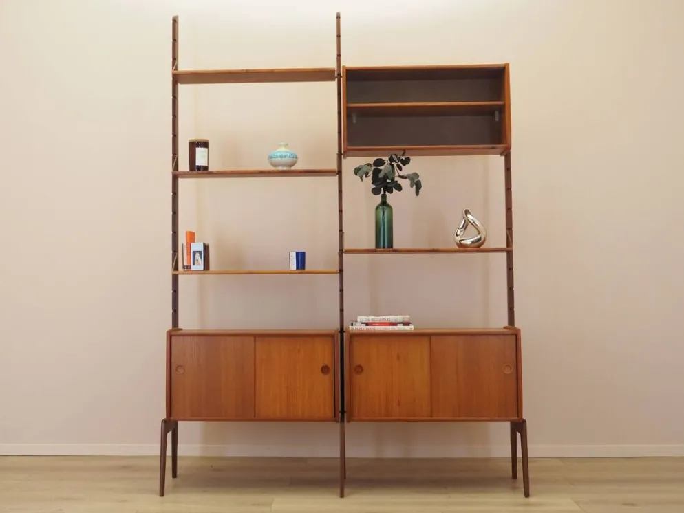 Étagère modulaire en teck par Blindh, Norvège années 1960
