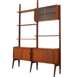 Étagère modulaire en teck par Blindh, Norvège années 1960