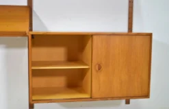 Étagère modulaire en teck par HG Furniture années 1960 vintage scandinave