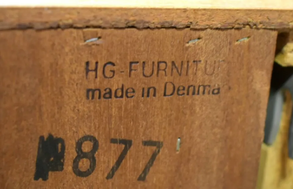 Étagère modulaire en teck par HG Furniture années 1960 vintage scandinave