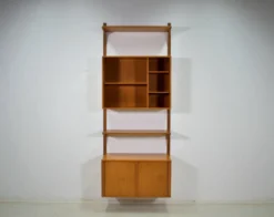 Étagère modulaire en teck par HG Furniture années 1960 vintage danois
